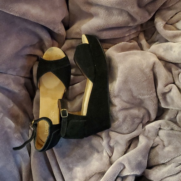 Tom's leather platform mary janes - Picture 3 of 4